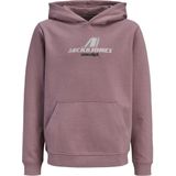 Jack and Jones Junior - Hoodie - Grijs - Sweatstof - Lange Mouwen