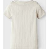 Name It T-Shirt - Rib - NbfHusina - Zandschelp - Name It - 50 - T-Shirts