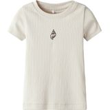 Name It T-Shirt - Rib - NbfHusina - Zandschelp - Name It - 50 - T-Shirts