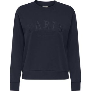 Jacqueline de Yong Trui Jdyparis Emb Sweat Jrs 15221015 Sky Captain/tone In To Dames Maat - S