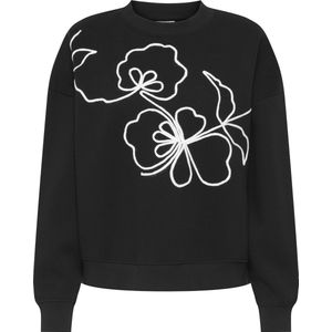 Jacqueline de Yong - Jdycanoa - Sweatshirt - Zwart - Dessin
