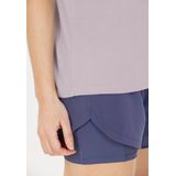 Endurance - Alvaly - Melange T-Shirt - Paars - Korte Mouw - Dames