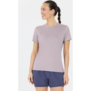 Endurance - Alvaly - Melange T-Shirt - Paars - Korte Mouw - Dames