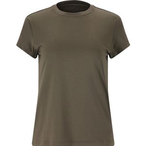 Athlecia - Almi W S/S Tee - Training T-shirt - Donkergroen - Korte Mouwen