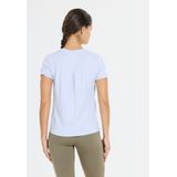 ATHLECIA Womens Pacy V2 S/S Tee Sportshirt (Dames |grijs/wit)
