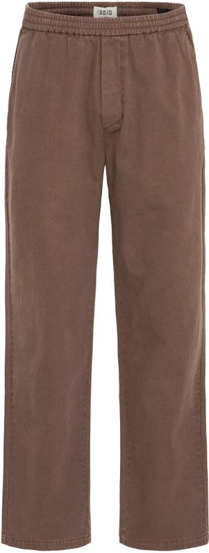 Solid - SDLIAM ELAS - Broek - Bruin - Relaxed Pasvorm
