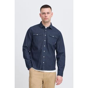 Blend - BHDARGO - Overhemd - Denim Unwashed Blue - Lange Mouwen - Regular Fit - 100% Katoen