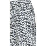 ICHI - Broek - Donkerblauw/Wit - 100% Viscose - Wijde Pijp