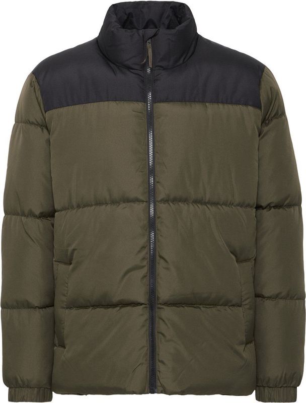 Blend - BHELWIN - Outdoorjack - Forest night - Lange Mouwen - Ritssluiting