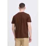 Blend - BHJUMA - T-shirt - Donkerbruin - Regular Fit - Korte Mouwen
