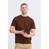 Blend - BHJUMA - T-shirt - Donkerbruin - Regular Fit - Korte Mouwen