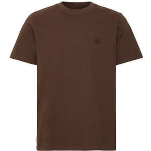 Blend - BHJUMA - T-shirt - Donkerbruin - Regular Fit - Korte Mouwen