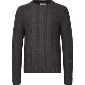 Charcoal Mix - Pullover - Ronde Hals - Lange Mouwen - Regular Fit