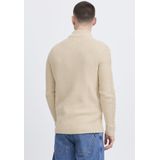 BLEND - BHBASIM - Trui - Greige - Halve Rits - Lange Mouw