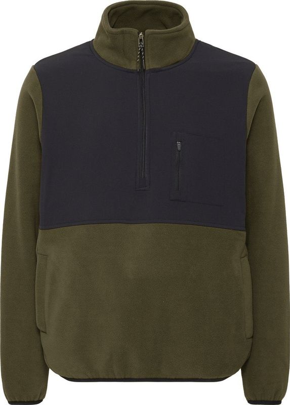 Blend - BHMARIO - Fleecetrui - Forest night - Sweatshirt met Ritssluiting