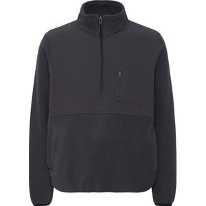 Blend - BHMARIO - Fleecetrui - Zwart - Halfzipp