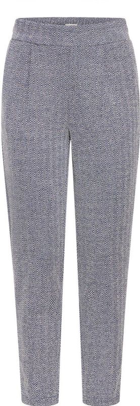Ichi - Ihkate Jacquard - Broek - Zwart - Dames