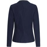 Ichi - Denim Blazer - Donkerblauw - Dames - Klassieke Stijl
