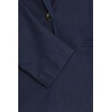 Ichi - Denim Blazer - Donkerblauw - Dames - Klassieke Stijl