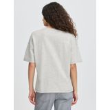 ICHI - IHMADELLY - Shirt - Lichtgrijs / Framboos