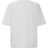 ICHI - IHMADELLY - Shirt - Lichtgrijs / Framboos