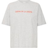 ICHI - IHMADELLY - Shirt - Lichtgrijs / Framboos