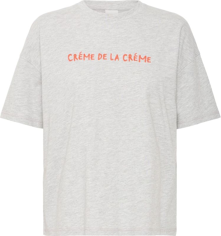 ICHI - IHMADELLY - Shirt - Lichtgrijs / Framboos