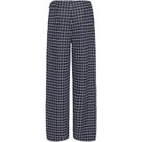ICHI Broek 'ICHKATE CLOULE'  donkerblauw / zwart / offwhite