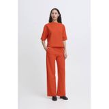 Ichi - Ihobia - Broek - Oranje - Straight Fit - Regular Waist