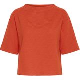 Ichi - Ihobia Ss - T-shirt - Oranje - Dames