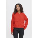 ICHI - Bomberjack - Rood - Dames - Lange Mouwen
