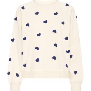 ICHI - Pullover - Ecru - Fijn Gebreid