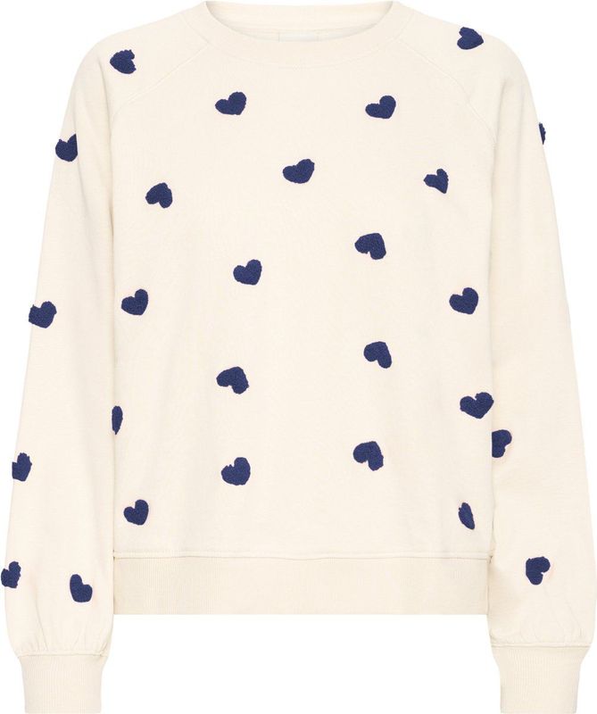 ICHI - Pullover - Ecru - Fijn Gebreid