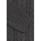 Blend - BHBASIM - Trui - Charcoal Mix - Lange Mouwen - Staande Kraag