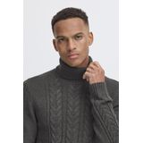 Blend - BHBASIM - Trui - Charcoal Mix - Lange Mouwen - Staande Kraag