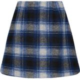 ICHI - IHWOOLY - A-lijn Rok - Blauw - Korte Lengte