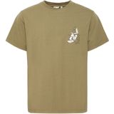 Solid - Regular T-shirt - Groen