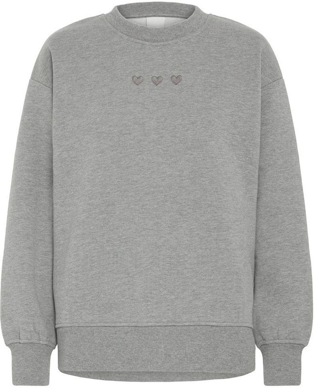 ICHI - IHOLINNE - Sweater - Grijs Melange