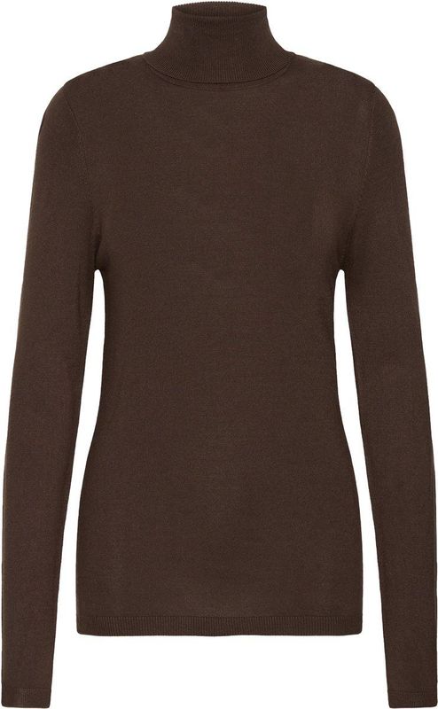 Ichi - Mafa - Damespullover - Strakke Pasvorm - Lange Mouwen - Hoge Hals