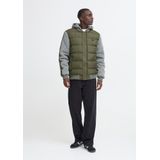 BLEND - BHERNIE - Tussenjas - Grijs Gemêleerd / Donkergroen - College Jacket