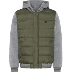 BLEND - BHERNIE - Tussenjas - Grijs Gemêleerd / Donkergroen - College Jacket