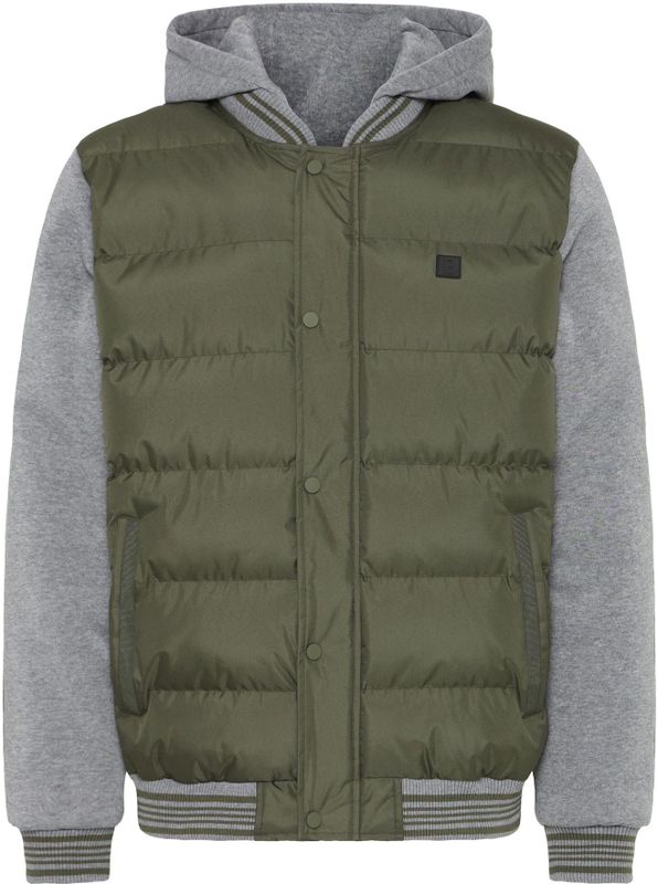 BLEND - BHERNIE - Tussenjas - Grijs Gemêleerd / Donkergroen - College Jacket