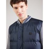 BLEND - BHERNIE - Tussenjas - Nachtblauw / Grijs Gemêleerd - College Jacket