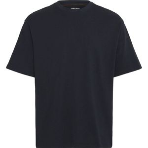 BLEND - BHFISHER - Shirt - Donkerblauw - Ronde Hals - Kwartmouw