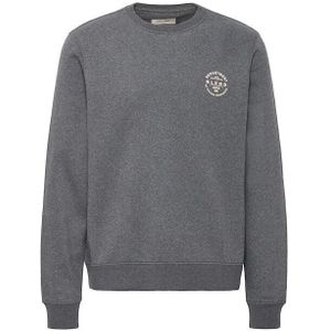 Blend - BHIBAI - Sweater - Grijs - Relaxed Pasvorm - Ronde Hals