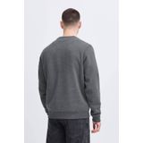 Blend - BHIBAI - Sweater - Grijs - Relaxed Pasvorm - Ronde Hals