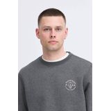 Blend - BHIBAI - Sweater - Grijs - Relaxed Pasvorm - Ronde Hals