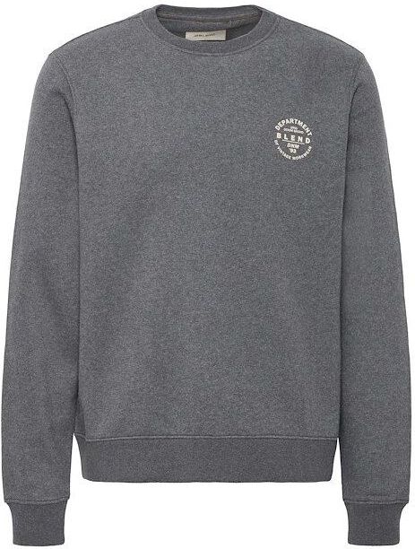 Blend - BHIBAI - Sweater - Grijs - Relaxed Pasvorm - Ronde Hals