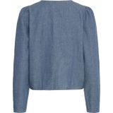 Ichi - Ihosana Ls 20124643 - Blouse - Medium Blue