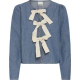 Ichi - Ihosana Ls 20124643 - Blouse - Medium Blue